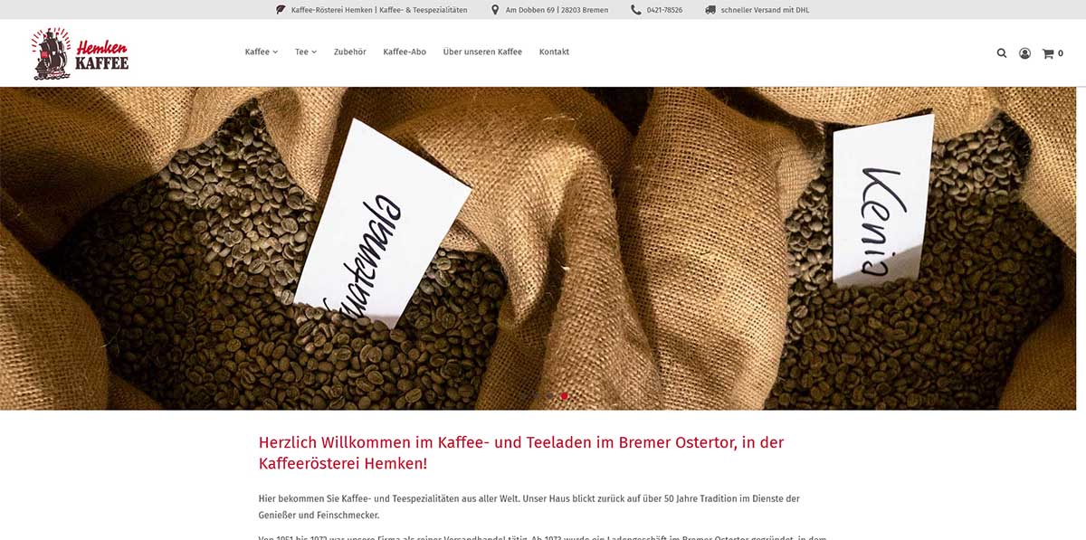 Kaffeerösterei Hemken Bremen